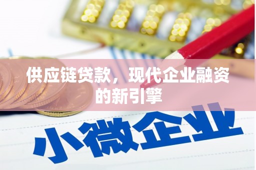 昂昂溪供应链贷款，现代企业融资的新引擎