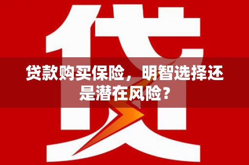 昂昂溪贷款购买保险，明智选择还是潜在风险？