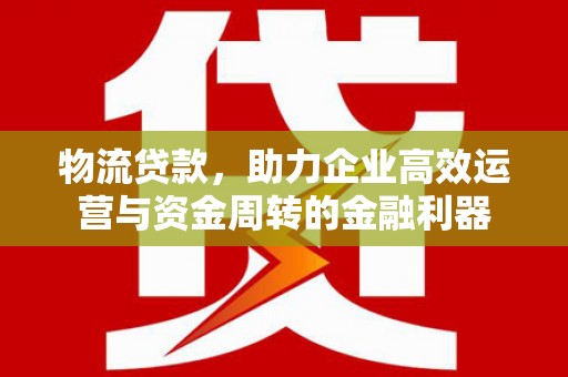昂昂溪物流贷款，助力企业高效运营与资金周转的金融利器