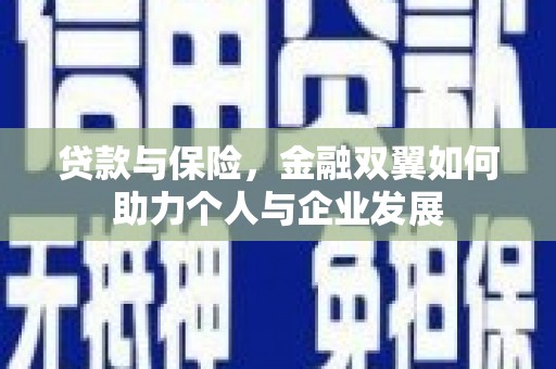 昂昂溪贷款与保险，金融双翼如何助力个人与企业发展