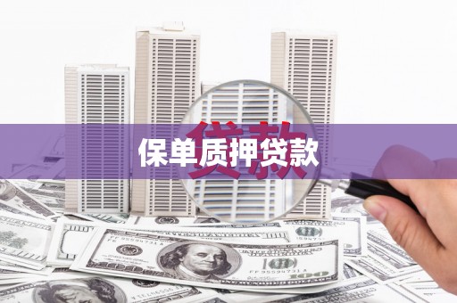 昂昂溪保单质押贷款