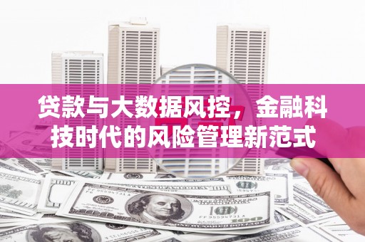 昂昂溪贷款与大数据风控，金融科技时代的风险管理新范式