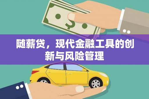 昂昂溪随薪贷，现代金融工具的创新与风险管理