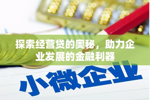 昂昂溪探索经营贷的奥秘，助力企业发展的金融利器