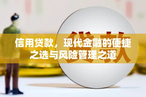 昂昂溪信用贷款，现代金融的便捷之选与风险管理之道