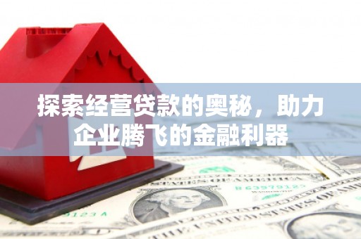 昂昂溪探索经营贷款的奥秘，助力企业腾飞的金融利器