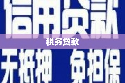 昂昂溪税务贷款