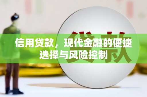 昂昂溪信用贷款，现代金融的便捷选择与风险控制