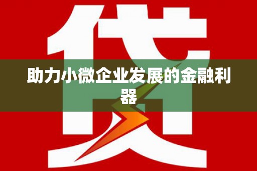昂昂溪助力小微企业发展的金融利器