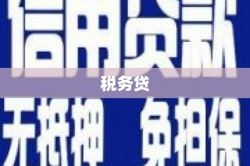 昂昂溪税务贷