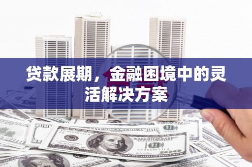 昂昂溪贷款展期，金融困境中的灵活解决方案