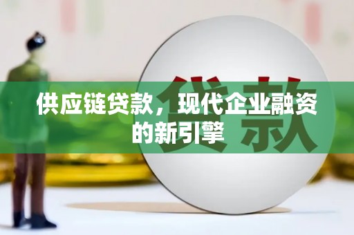 昂昂溪供应链贷款，现代企业融资的新引擎