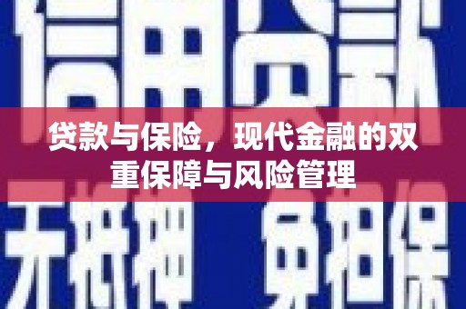 昂昂溪贷款与保险，现代金融的双重保障与风险管理