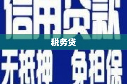 昂昂溪税务贷