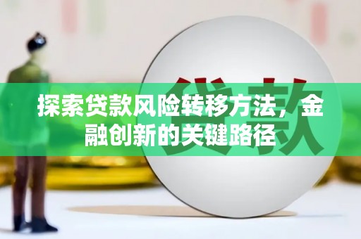 昂昂溪探索贷款风险转移方法，金融创新的关键路径