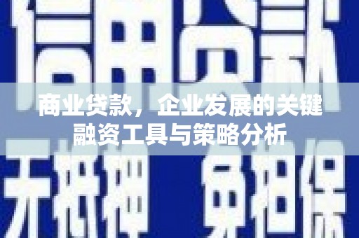 昂昂溪商业贷款，企业发展的关键融资工具与策略分析