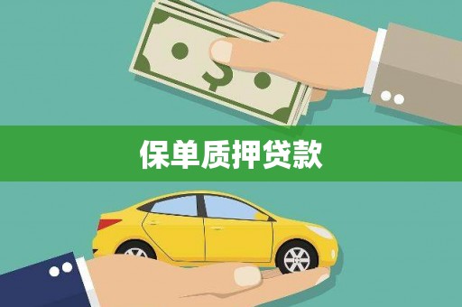 昂昂溪保单质押贷款