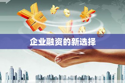 昂昂溪企业融资的新选择