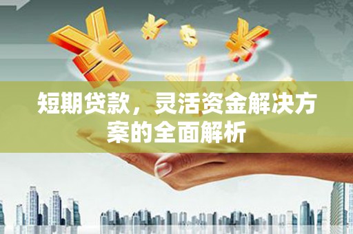 昂昂溪短期贷款，灵活资金解决方案的全面解析