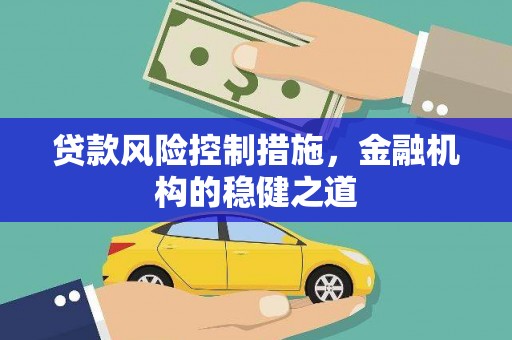 昂昂溪贷款风险控制措施，金融机构的稳健之道