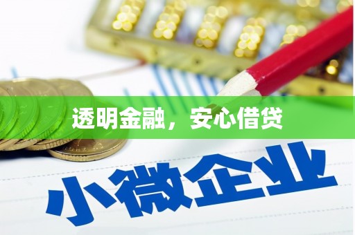昂昂溪透明金融，安心借贷