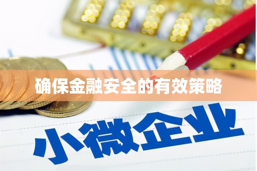 昂昂溪确保金融安全的有效策略